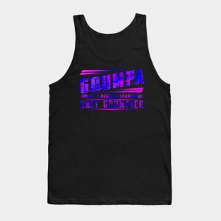 Grumpa Like A Regular Grandpa Only Grumpier Costume Gift Tank Top